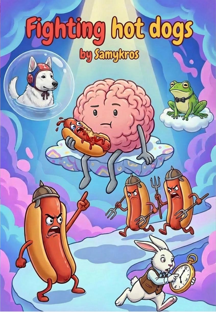 Portada del libro Fighting Hot Dogs